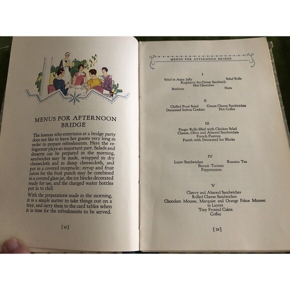 Electric Refrigerator Recipes and Menus Hardcover 1927 GE 5th Edition 1929 - Picture 8 of 12